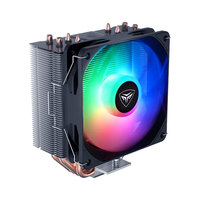 Pccooler-Enfriador de CPU silencioso, sistema de refrigeración de aluminio y cobre, con ventilador de aire, para PC, carcasa de ordenador, tubo de calor, 28