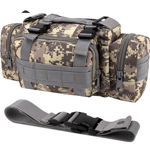 Sac de transport tactique d'extérieur en cuir véritable avec système d'attache MOLLE, capacité 50-70L, écologique - Product Image 3