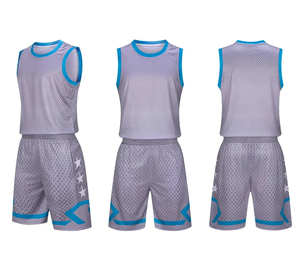 Ensembles d'uniformes de basketball personnalisés sans manches en gros, maillot et short sublimés, respirants et à séchage rapide pour l'entraînement en équipe - Product Image 5