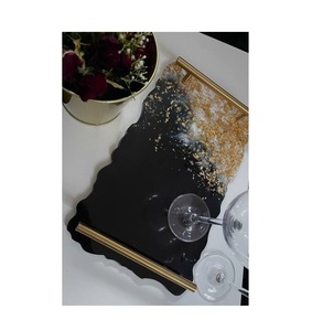 Handmade Durable Wholesale <b>Epoxy</b> Resin Tray 100% Handmade High Quality <b>Epoxy</b> Resin Tray Home Storage Tray Cheap Price - Product Image 1