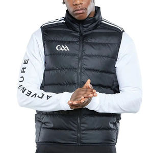 Gilet matelassé GAA personnalisé pour homme, veste sans manches légère et isolée, tissu tissé, gilet de sport pour le football gaélique d'hiver - Product Image 4