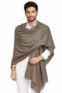 Estola de Lana Fina VIC Cashmere, Color Sólido, Suave, Lujosa, Ligera, Transpirable, para Invierno, 70x200 cm, Unisex, Uso Diario - Product Image 2
