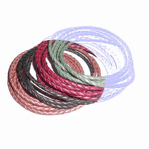 Cordon rond en cuir Vintage de haute qualité 5MM cordons BOLO tressés ronds pour bricolage artisanat autres produits en cuir derniers accessoires - Product Image 2