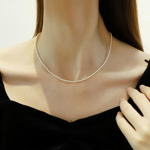 Collier ras du cou haut de gamme Shijia pour femmes, design minimaliste, luxe léger, perle de niche, produit haut de gamme - Product Image 1