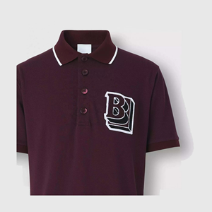 Camiseta de Cuello Alto Transpirable para Hombre, Nueva Llegada 2026, Venta al Por Mayor, Logotipo Bordado Personalizado, Uniforme de Golf, Viscosa/Algodón Ecológico - Product Image 1