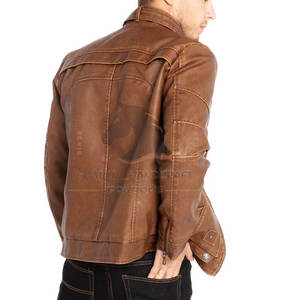 Chaqueta de Cuero para Hombre, Impermeable, Nuevo Modelo, Diseño Moderno, Precio Económico - Product Image 3