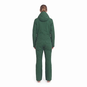 Mono de esquí de una pieza para mujer, impermeable, a prueba de viento, con capucha desmontable, ropa deportiva para exteriores - Product Image 2