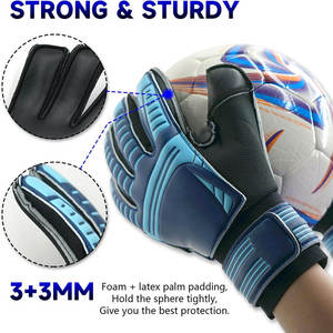 Gants de gardien de but pour enfants et hommes, gants de football antidérapants avec protection des doigts, gants de gardien de but pour enfants - Product Image 6