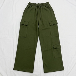 <b>Women</b> Plus Size Loose Casual Cotton Oversized Baggy High Waist Wide Leg Cargo <b>Joggers</b> Sweatpants - Product Image 4