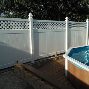 Customized Modern <b>Fence</b> Assembled Vinyl Privacy Outdoor <b>Fences</b> - Product Image 2