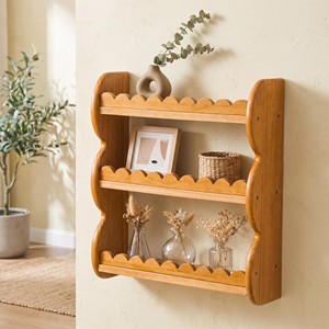 <b>Pine</b> Wood wooden wall <b>shelves</b> and floating <b>shelves</b> OEM Custom Wholesale | Aqdus Saleem India - Product Image 2