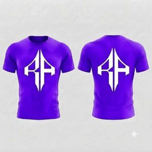 Nueva Camiseta Rash Guard de MMA para Adultos con Logotipo Blanco, Material Spandex/Poliéster, Impresión por Transferencia de Calor RIVIAN ATLANTIC - Product Image 1