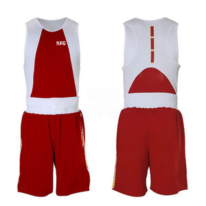 Traje de Boxeo Deportivo Personalizado para Hombre, Material Ligero y Transpirable de Poliéster/Nailon para Entrenamiento en Gimnasio, Eventos de Competición - Product Image 1