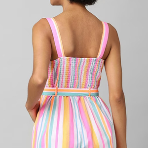 Combinaison Femme Sans Manches Couleur Unie Respirante au-dessus du Genou, Coupe Confortable, Taille Adulte, Idéale pour Tenue Décontractée – Meilleure Vente - Product Image 6