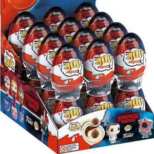 Proveedor mayorista de huevos sorpresa de chocolate Kinderr Joy Stranger Things, en presentaciones de 12, 24, 36 y 72 unidades × 20g, producto de gran venta. - Product Image 1