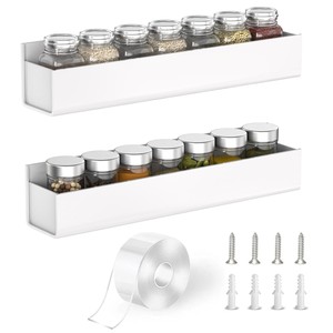 Handcrafted <b>Pine</b> Wood Spice Rack 4-<b>Shelf</b> Kitchen Organizer Wholesale - Product Image 3
