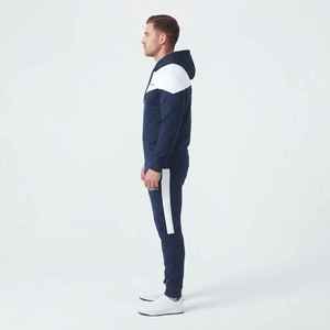 Ensemble de survêtement pour homme Hawk Eye, couleur marine et blanc, sweat-shirt et pantalon de jogging décontractés, 100% coton, vêtements d'automne - Product Image 3