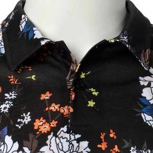 Nouvelle arrivée Privet imprimé Polo Tee-Shirt pour hommes en gros à manches courtes décontracté pas cher prix dernier modèle hommes Polo T-Shirt - Product Image 4