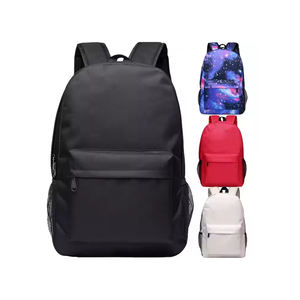 Sac à dos scolaire classique en polyester de haute qualité, couleur unie, confortable, pour un usage quotidien - Product Image 2