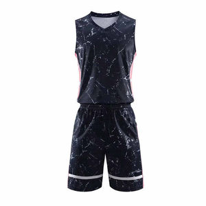 Uniformes de baloncesto deportivos personalizados 100% poliéster, nuevos diseños de conjuntos de uniformes de baloncesto en venta - Product Image 1