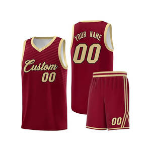 Maillot de basket-ball pour homme en Spandex/Coton, respirant, anti-humidité, manches longues, col montant, fermeture à cordon. - Product Image 3