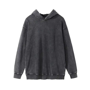 Sudaderas con Capucha Personalizadas de la Mejor Calidad, 100% Algodón, Estilo Lavado Ácido, Color Personalizable para Invierno - Product Image 1