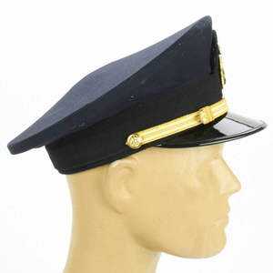 Casquette de Capitaine de Ligne Aérienne Professionnelle en Laine Premium, Visière Imperméable, Chapeau Réglable pour l'Aviation, Coiffe Classique pour Adultes, Extérieur - Product Image 2