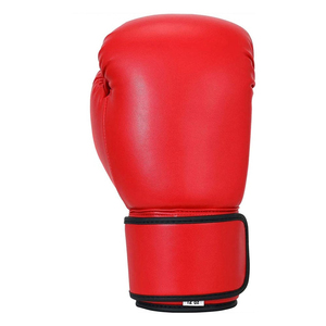 Gants d'entraînement de boxe en cuir PU de qualité supérieure fabriqués en usine, évacuation de l'humidité, fermeture auto-agrippante, bicolores, impression de logo personnalisée, haut de gamme - Product Image 4
