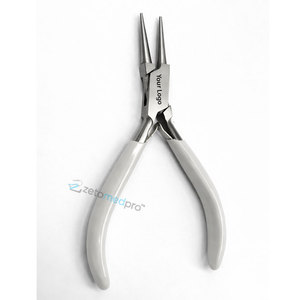 Pince à bec rond en acier inoxydable de haute qualité, outil de précision pour la fabrication de bijoux, pour la bouclage et le pliage de fils, fournisseur OEM - Product Image 1