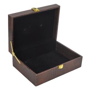 Caja de Almacenamiento Decorativa de Color Negro, Cajas y Contenedores de Cuero Hechos a Mano, Uso Multipropósito, Ecológicas, Caja de Regalo Personalizada, Precio de Fábrica - Product Image 6
