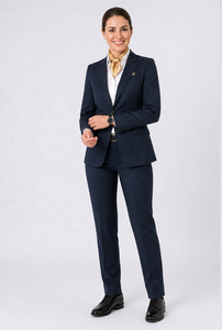 Uniformes d'aviation personnalisés à manches longues pour pilotes et personnel de cabine |   Uniformes d'aviation OEM ODM |   Uniforme de réception pour femmes VIP Lounge - Product Image 4