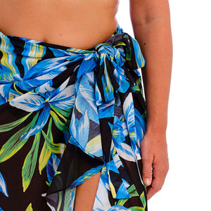 Wholesale <b>Women</b> Beachwear Sarong Custom Printed Rayon Pareo Wrap Skirt Bikini Cover Up Lightweight Summer <b>Resort</b> Holiday <b>Wear</b> - Product Image 5
