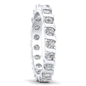 Anillos de Compromiso de Plata de Ley 925 REYES al por Mayor, Chapados en Oro de 14K, Corte Redondo, Moissanita de 1Ct, Joyería Fina para Mujer de Uso Diario - Product Image 3