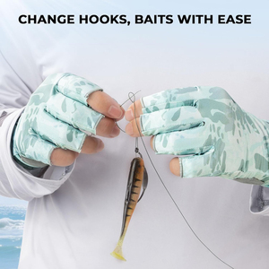 Guantes Profesionales Anti-Sudor para Pesca de Verano, de Secado Rápido, para Pesca y Ciclismo, Cómodos y Refrescantes - Product Image 5