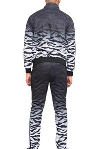 Ensemble Jogging Graphique Stylé Personnalisé avec Impression en Relief – Survêtement Streetwear à Grandes Motifs, Hoodie et Pantalon de Survêtement Deux Pièces Tendance Urbaine - Product Image 5