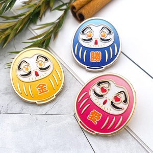 Insignia de metal personalizada de alta calidad hecha a medida de metal esmalte duro impresión UV Pin insignia, Marktex - Product Image 6