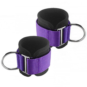 Soft Padded Ankle Straps for Resistance Training Adjustable Cable Cuffs for Hip Abductor and Glute Kickback Exercises - Product Image 2