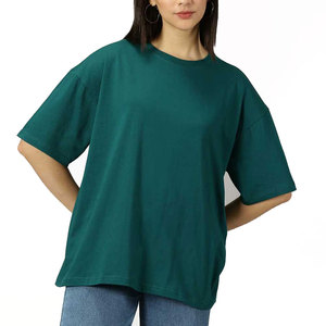 Camiseta Extra Grande para Mujer, Tela Ligera y Transpirable, Color Personalizado y MOQ Bajo, Venta al Por Mayor - Product Image 1