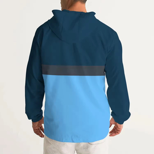 Chaqueta Cortavientos Personalizada 2026 con Logotipo Propio, Impresión DTG, Lona Impermeable para Exteriores, Sublimación, Reversible, Estilo Urbano para Hombre - Product Image 4
