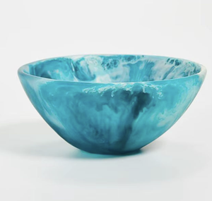 Bol en résine artisanal, modèle unique en forme de fleur, parfait pour un style esthétique de la maison, centre de table créatif, service festif, Europe - Product Image 3