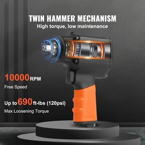 Avvitatore Pneumatico a Impulsi Leggero da 3/8 Pollici, 690 ft-lbs di Coppia per Sgancio Dadi, Pistola ad Aria Compressa 690 ft-lbs - Product Image 2