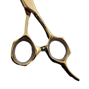 Tijeras Profesionales de Peluquería para Cortar el Cabello, de Acero Inoxidable Dorado, Afiladas, para Diestros, con 28 Dientes, para Adelgazar el Cabello, para Estilistas - Product Image 3