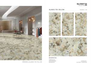 กระเบื้องพอร์ซเลนตกแต่งภายในหรูหรา ผิวมันเงา ขนาด 60x120 ซม. 600x1200 มม. 24x48 นิ้ว สำหรับตกแต่งผนังและพื้นสไตล์โมเดิร์น - Product Image 4