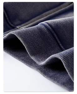 Sweat-shirts tendance personnalisés de haute qualité, 500 g/m², 100 % coton lavé, doublure à pois, coupe ample, effet délavé soleil, style streetwear vintage - Product Image 5