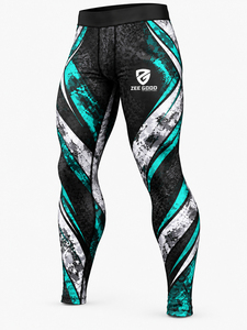 Pantalones de Compresión para Hombre Zee Good International, Estampado por Sublimación, MMA, BJJ, Grappling, Spats, Leggings de Spandex y Poliéster - Product Image 2