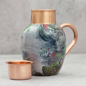 Elegante Jarra de Cobre con Diseño Impreso para Mantener el Agua Saludable, Compre Directamente del Proveedor a Precio de Fábrica - Product Image 3
