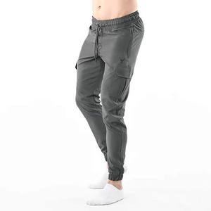 Pantalones Cargo de Lona Transpirables y Ecológicos al por Mayor para Mujer, Pantalones Anchos de Cintura Media con Bolsillos, 100% Algodón - Product Image 2