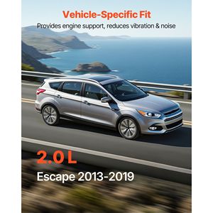 Kit di sostituzione supporti motore e trasmissione compatibili con Ford Escape 2.0L L4 (2013-2019), set da 3, OE #   A5612 - Product Image 4