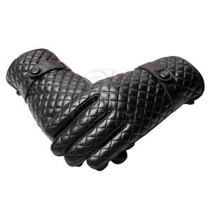 Guantes de cuero genuino de moda, diseño duradero, cálidos y flexibles, para uso informal de negocios, viajes y temporada fría - Product Image 2
