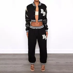 Veste pour femme, veste varsity, personnalisée, nouvelle tendance, prix abordable, fabrication sur mesure, 100% qualité supérieure, style décontracté - Product Image 6